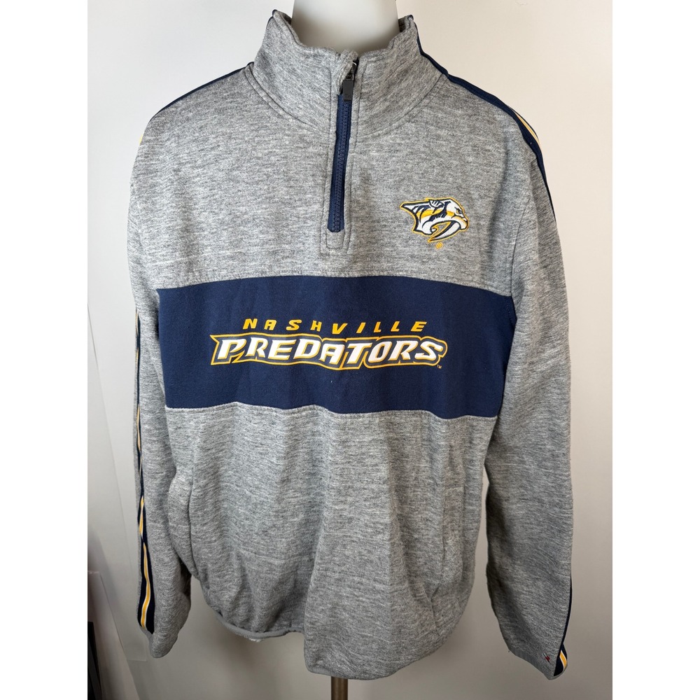 Tommy Hilfiger Nashville Predators NHL Quarter Zip Sweatshirt